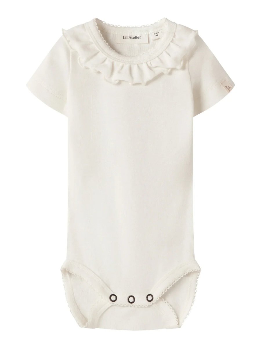 Lil Atelier Baby GAYO KOE SLIM body - Coconut Milk | Torgunns Barneklær AS