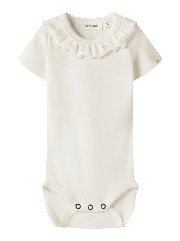 Lil Atelier Baby GAYO KOE SLIM body - Coconut Milk | Torgunns Barneklær AS