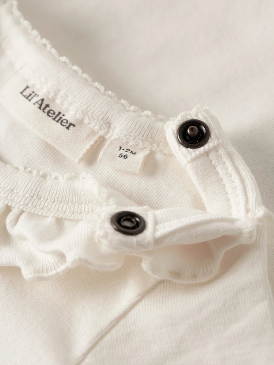 Lil Atelier Baby GAYO KOE SLIM body - Coconut Milk | Torgunns Barneklær AS