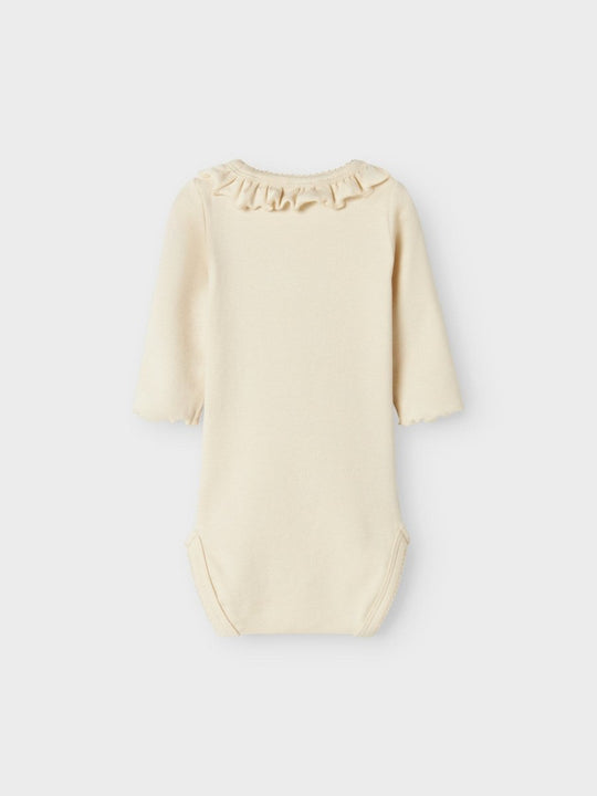 Lil' Atelier Baby GAYO KOJ LS SLIM BODY - Turtledove | Torgunns Barneklær AS