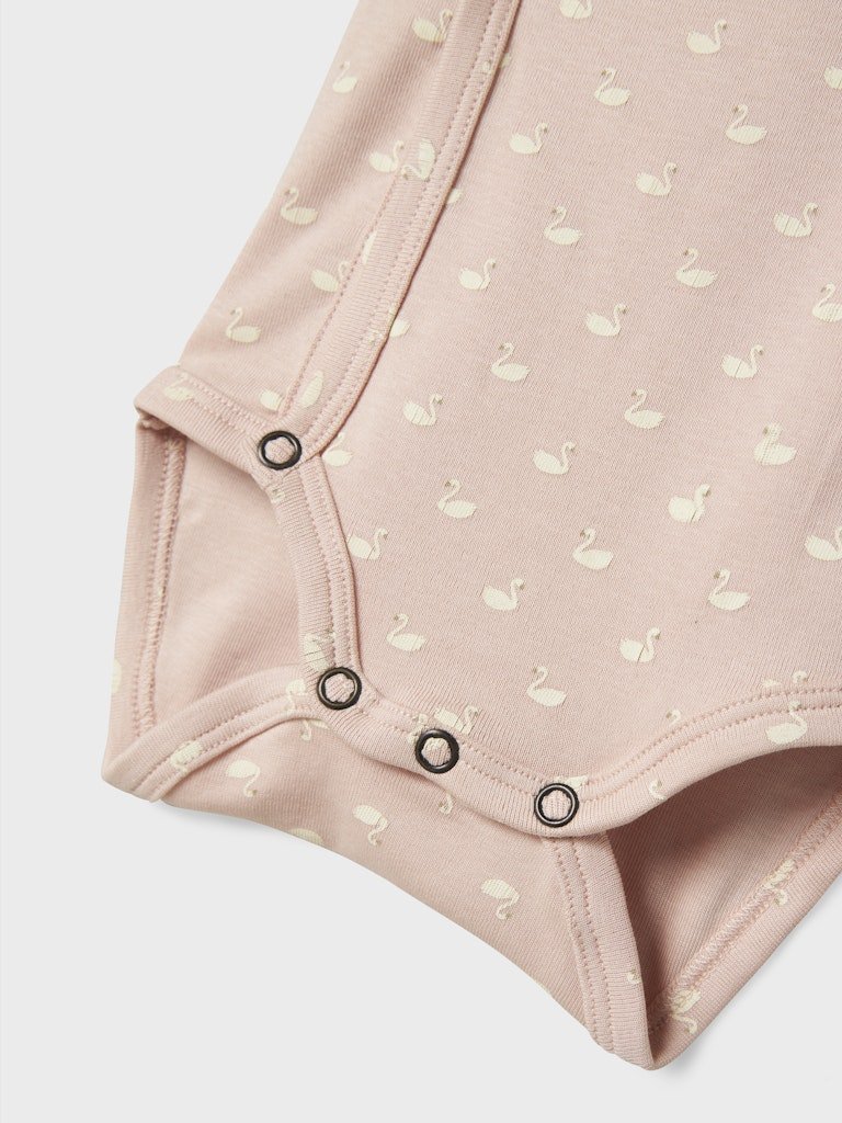 Lil' Atelier Baby GAYO LS SLIM WRAP BODY - Peach Whip | Torgunns Barneklær AS
