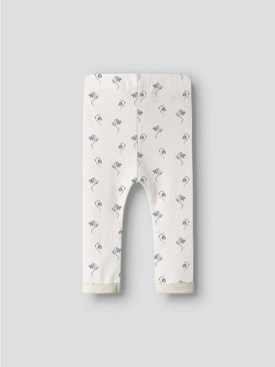 Lil' Atelier Baby GAYO SAG SLIM LEGGINGS - Coconut Milk | Blåklokke | Torgunns Barneklær AS