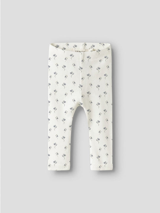 Lil' Atelier Baby GAYO SAG SLIM LEGGINGS - Coconut Milk | Blåklokke | Torgunns Barneklær AS