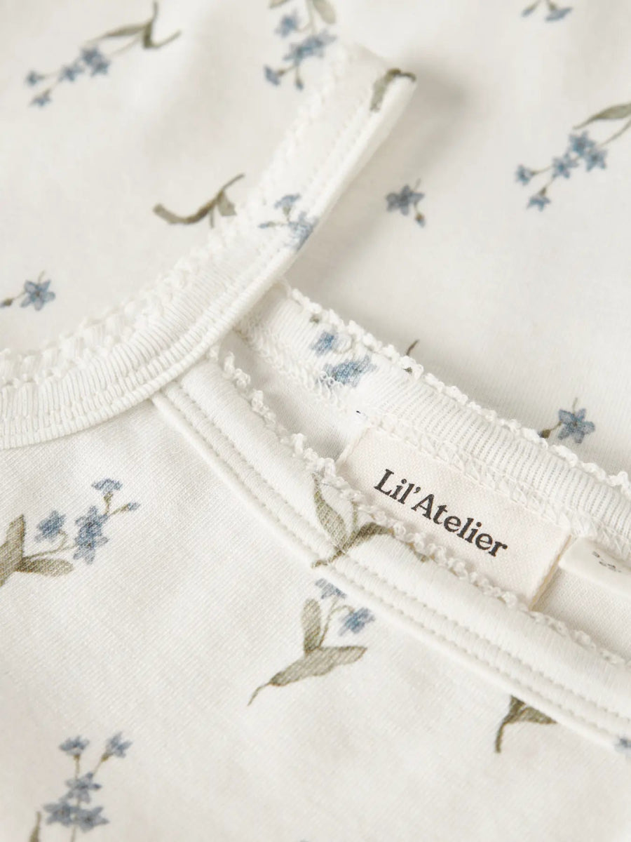 Lil' Atelier Baby GAYO SAO SL STRAP SUIT - Coconut Milk | FORGET ME NOT | Torgunns Barneklær AS