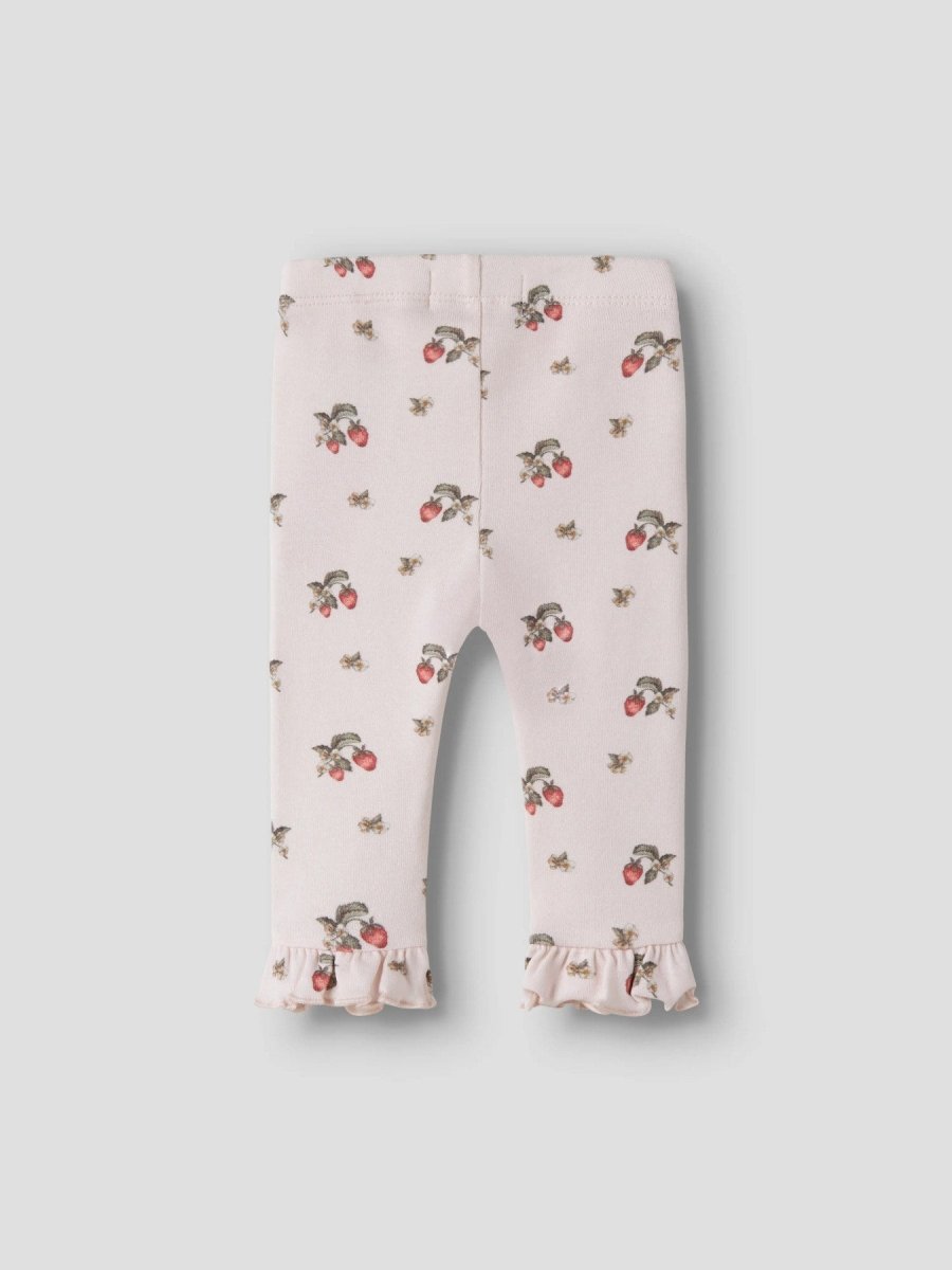 Lil Atelier Baby GAYO SKA SLIM leggings - Morganite | Strawberry | Torgunns Barneklær AS