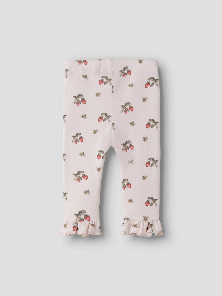 Lil Atelier Baby GAYO SKA SLIM leggings - Morganite | Strawberry | Torgunns Barneklær AS