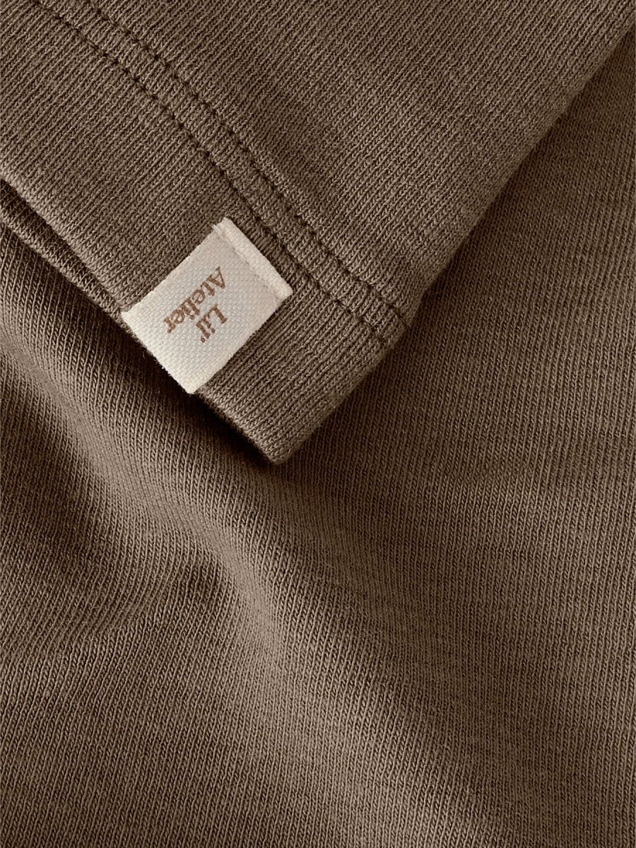 Lil' Atelier Baby GAYO SLIM LEGGINGS NOOS - Shitake | Torgunns Barneklær AS