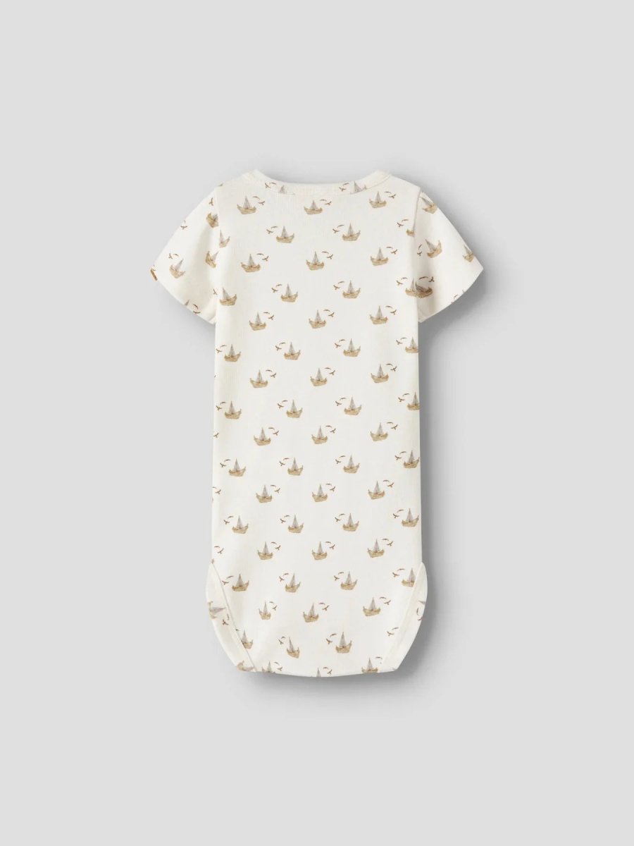 Lil Atelier Baby GAYO SOR SLIM body - Coconut Milk | Boat | Torgunns Barneklær AS