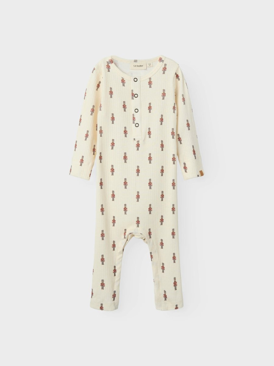 Lil' Atelier Baby GIO BIF LS SLIM SUIT - Toy Soldier | Torgunns Barneklær AS