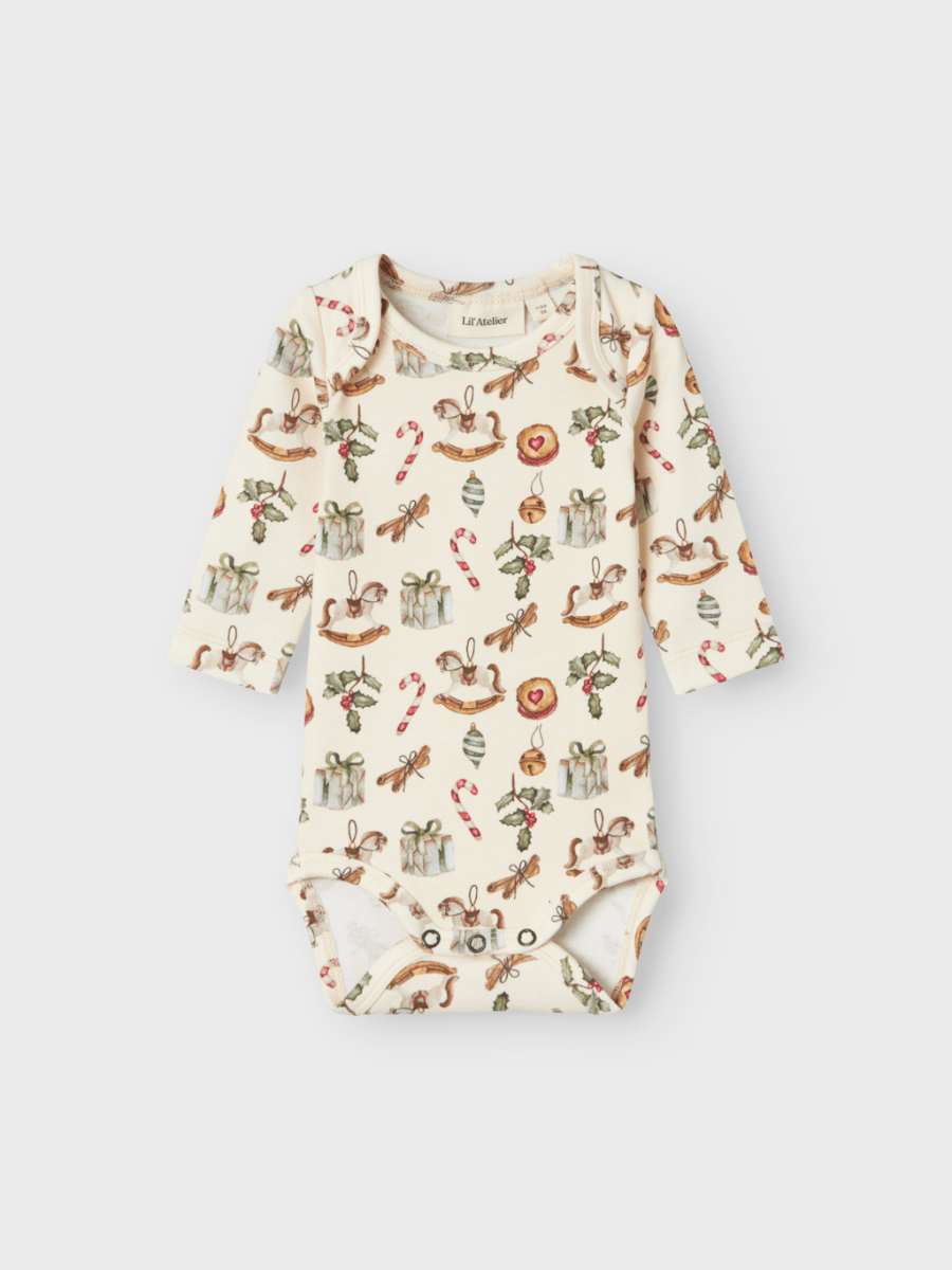 Lil' Atelier BABY GIO XMAS SET - Turtledove | Torgunns Barneklær AS