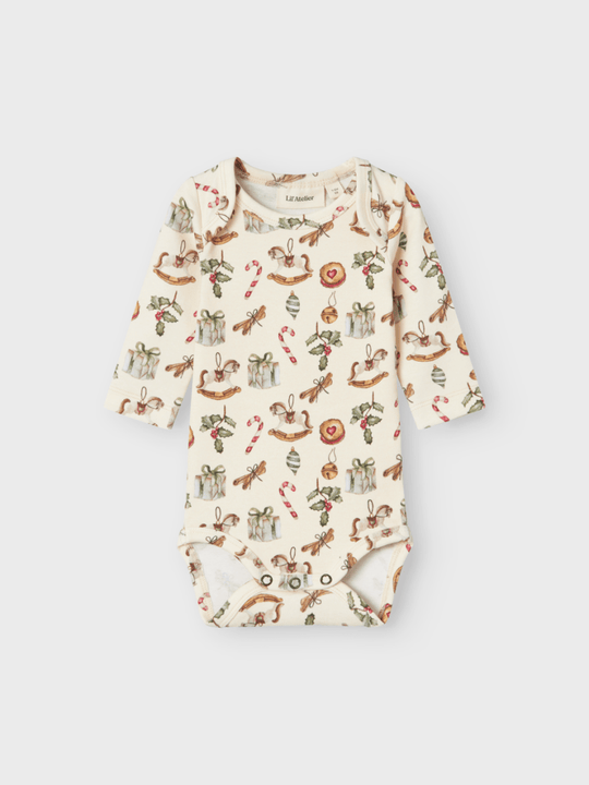 Lil' Atelier BABY GIO XMAS SET - Turtledove | Torgunns Barneklær AS