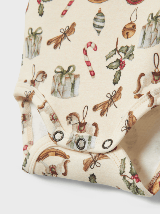 Lil' Atelier BABY GIO XMAS SET - Turtledove | Torgunns Barneklær AS