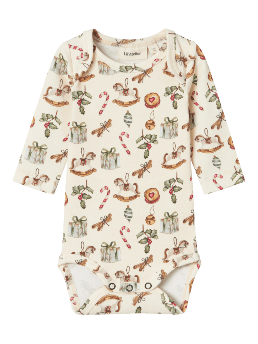 Lil' Atelier BABY GIO XMAS SET - Turtledove | Torgunns Barneklær AS