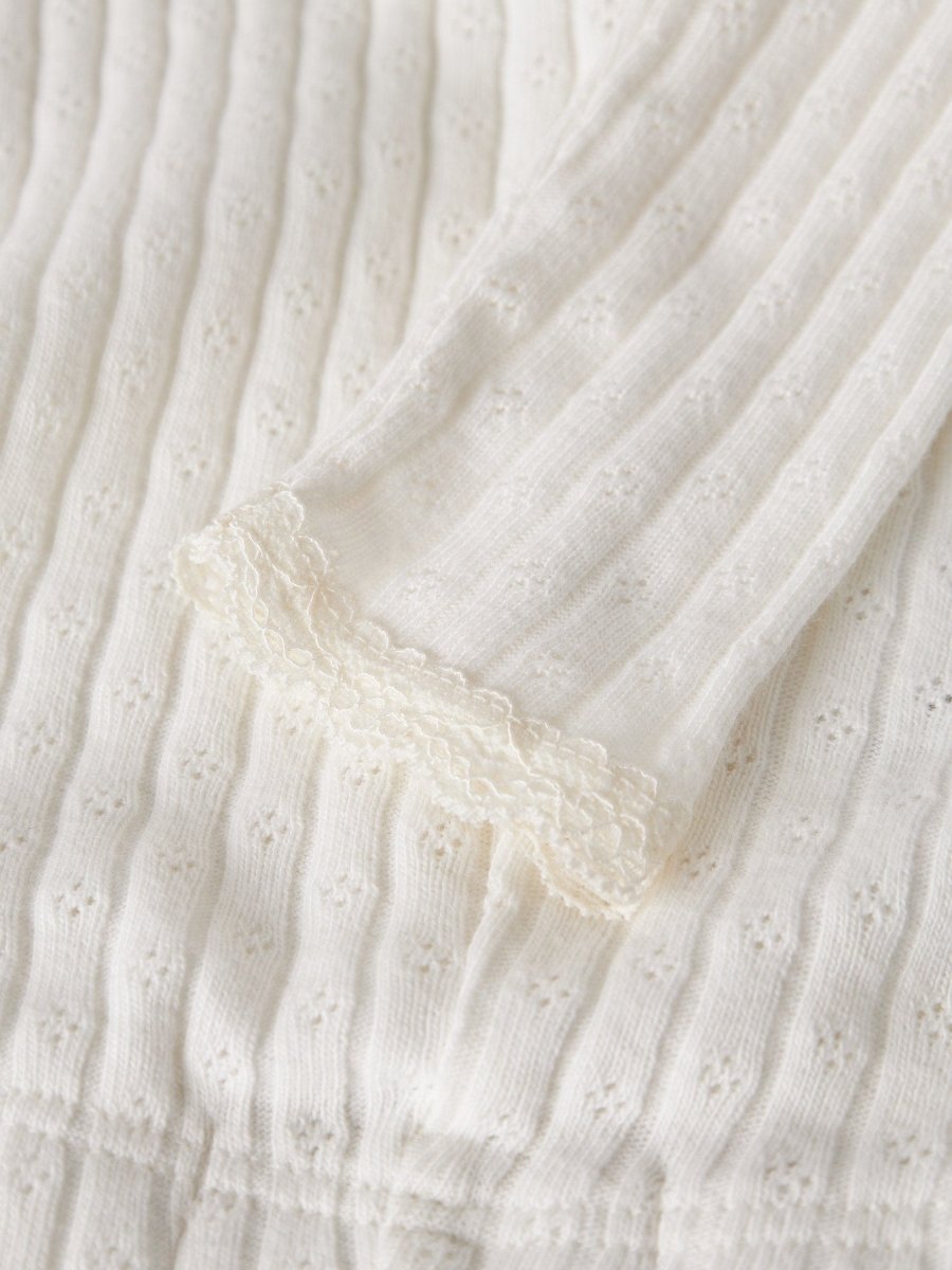 Lil Atelier Baby HALDIS SLIM leggings - Coconut Milk | Torgunns Barneklær AS