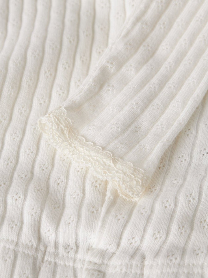 Lil Atelier Baby HALDIS SLIM leggings - Coconut Milk | Torgunns Barneklær AS