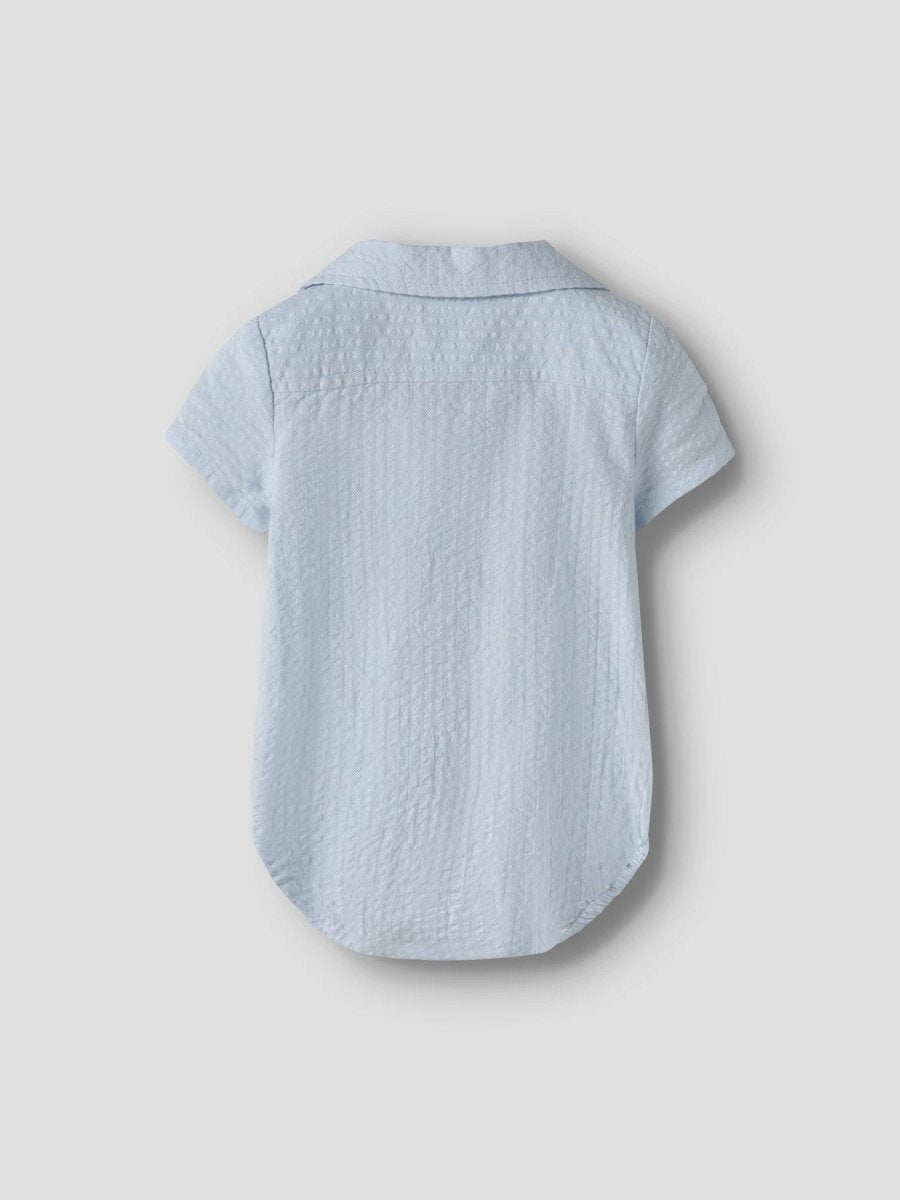 Lil Atelier Baby HOMAN MAK LOOSE bodyskjorte - Plein Air | Torgunns Barneklær AS