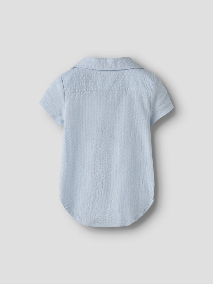 Lil Atelier Baby HOMAN MAK LOOSE bodyskjorte - Plein Air | Torgunns Barneklær AS
