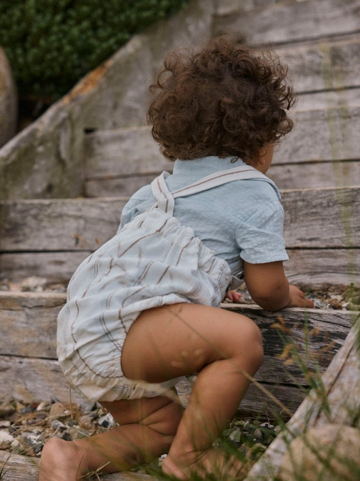 Lil Atelier Baby HOMAN MAK LOOSE bodyskjorte - Plein Air | Torgunns Barneklær AS