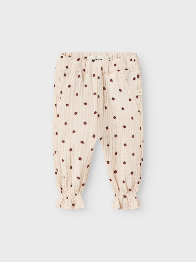Lil' Atelier Baby IA LOOSE PANT - Silver Peony | Torgunns Barneklær AS