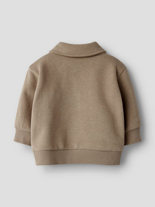 Lil' Atelier Baby ILONDON ROA LS LOOSE SWEAT - Sepia Tint | Torgunns Barneklær AS