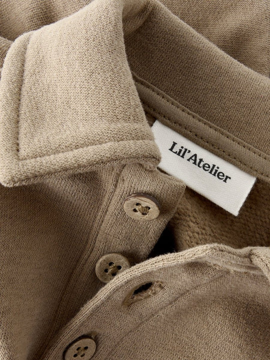 Lil' Atelier Baby ILONDON ROA LS LOOSE SWEAT - Sepia Tint | Torgunns Barneklær AS