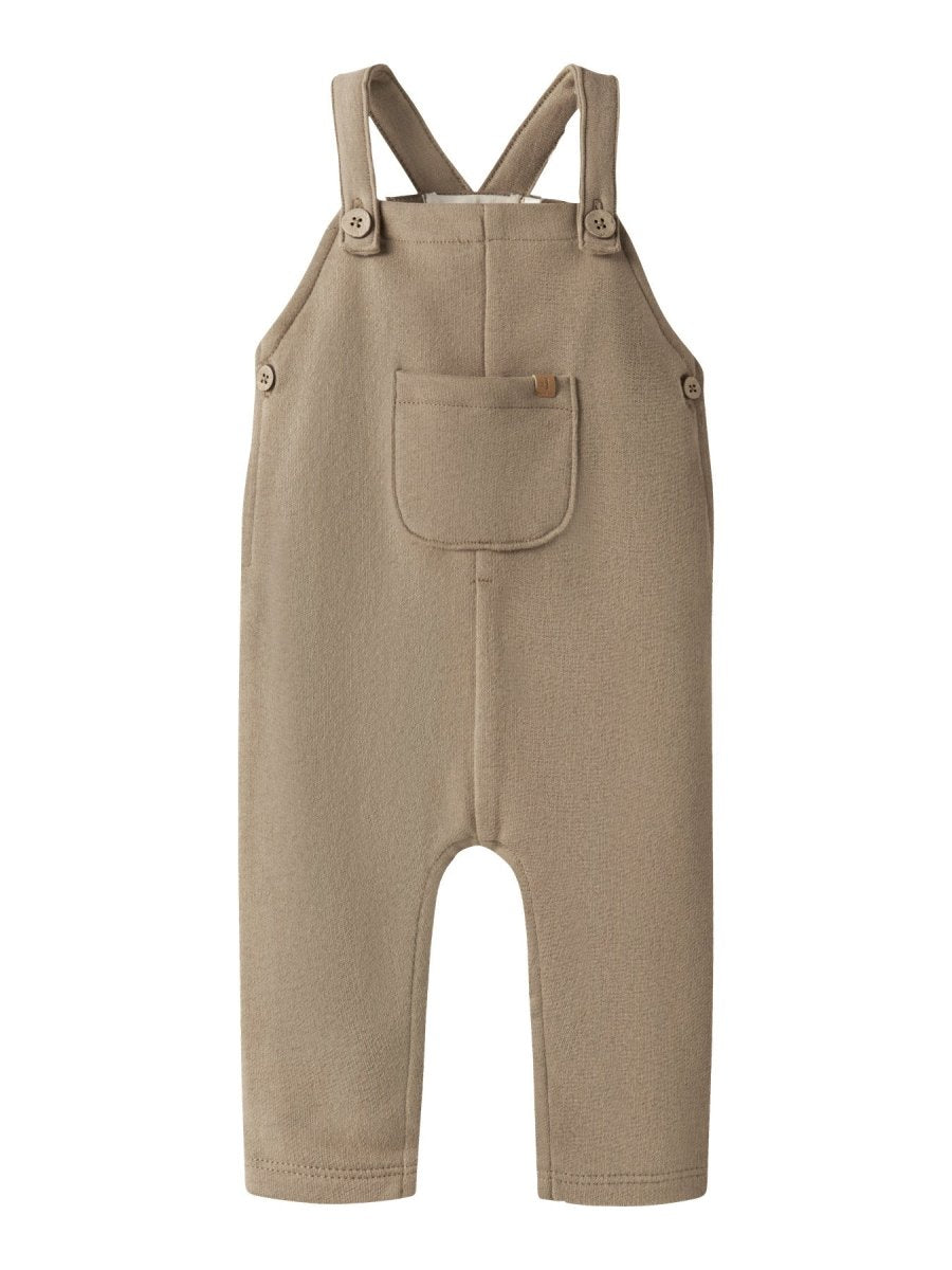 Lil' Atelier Baby ILONDON SWEAT OVERALL - Sepia Tint | Torgunns Barneklær AS