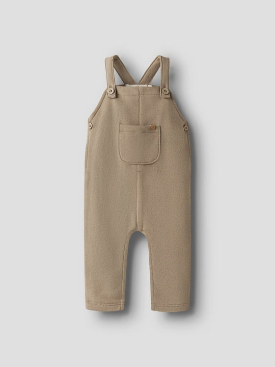 Lil' Atelier Baby ILONDON SWEAT OVERALL - Sepia Tint | Torgunns Barneklær AS