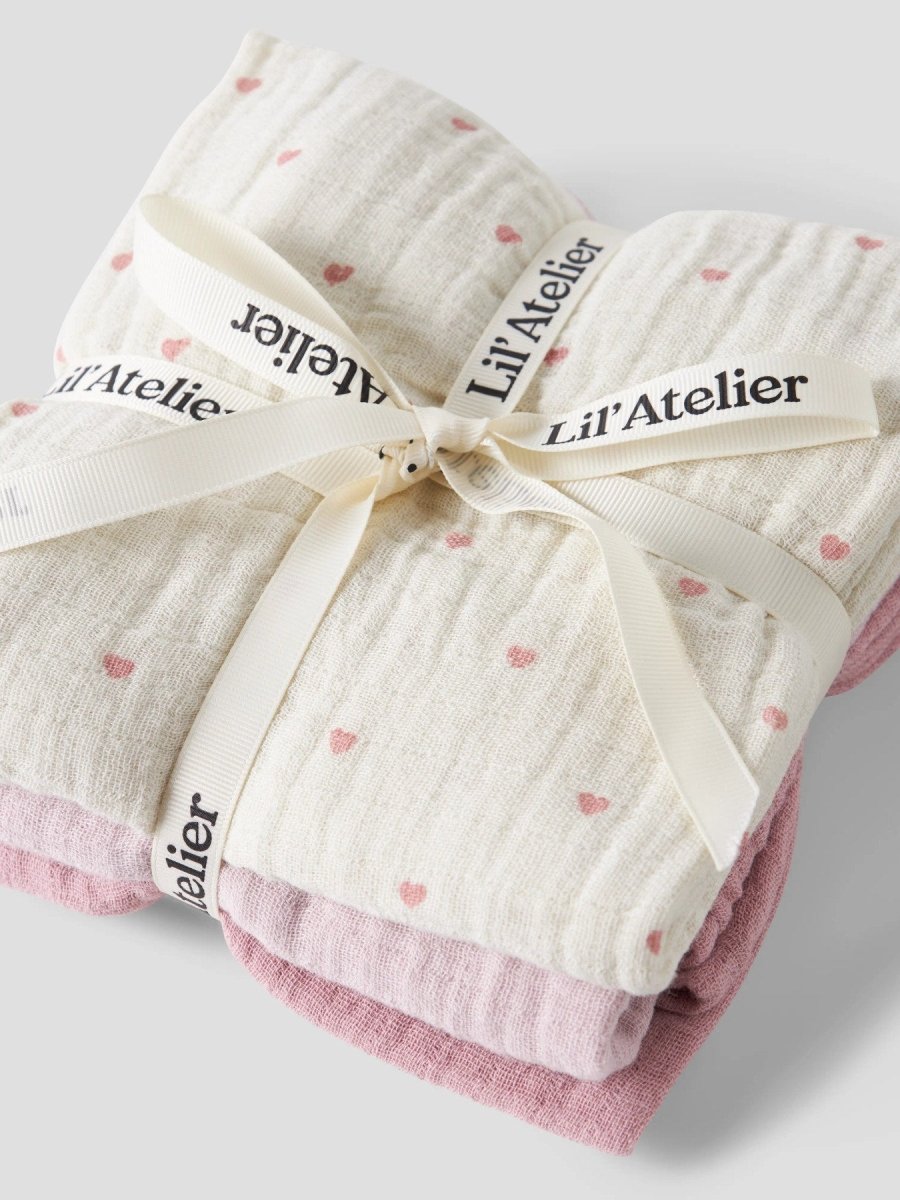 Lil' Atelier Baby ISLEYS 3PK NAPPIES NOOS - Hushed Violet/Zephyr | Torgunns Barneklær AS