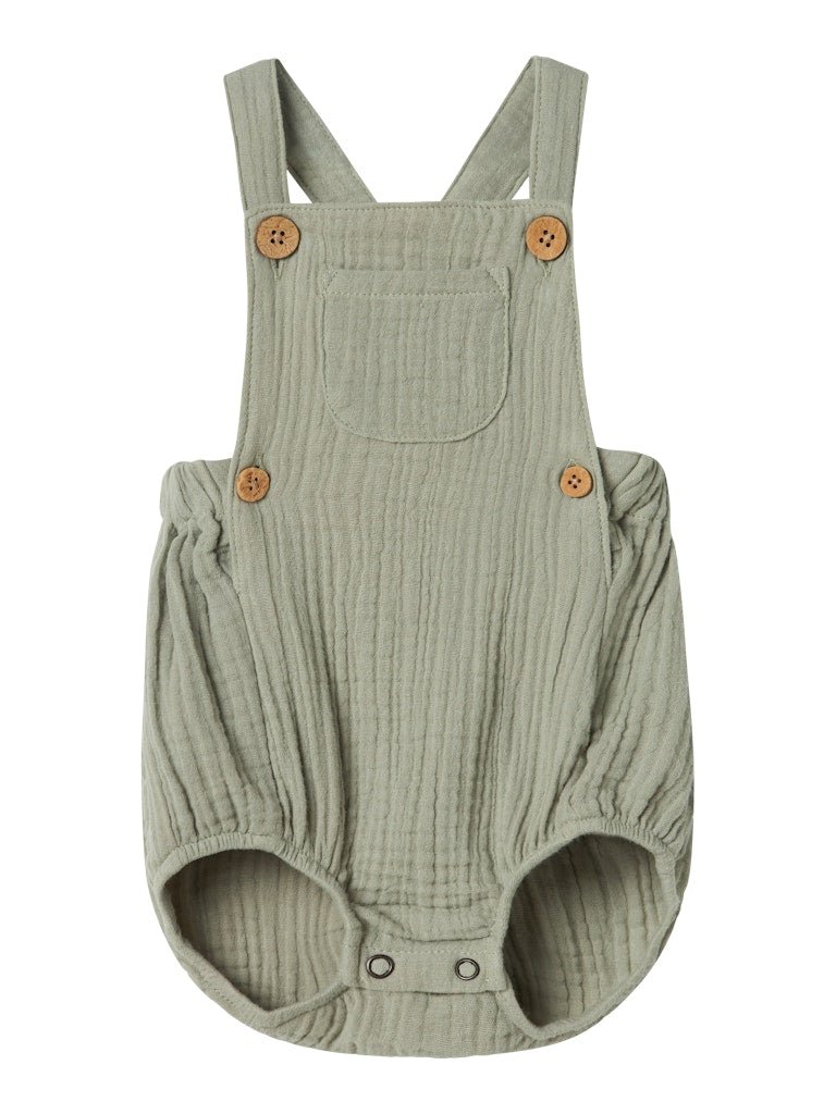 Lil' Atelier Baby JANU LOOSE ROMBER - Seagrass | Torgunns Barneklær AS
