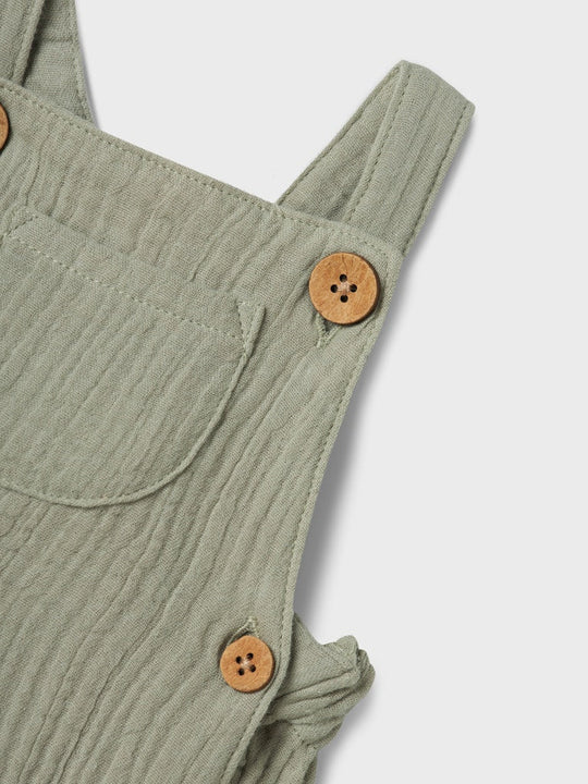 Lil' Atelier Baby JANU LOOSE ROMBER - Seagrass | Torgunns Barneklær AS