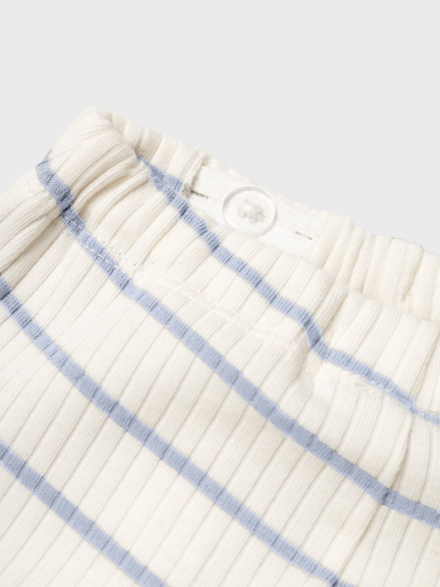 Lil' Atelier Baby KAIL REG PANT NOOS - Coconut Milk | Zen Blue | Torgunns Barneklær AS