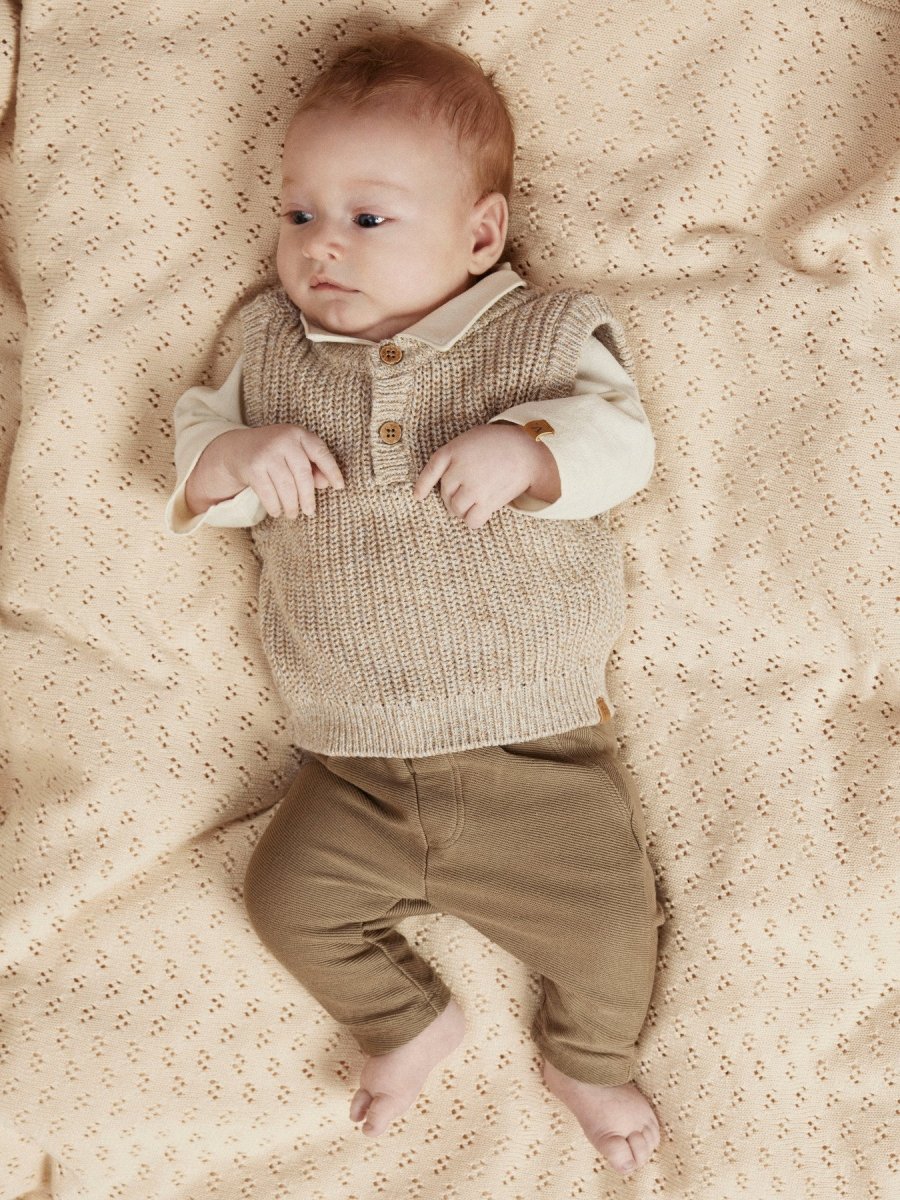 Lil' Atelier Baby KALEO PANT - Sepia Tint | Torgunns Barneklær AS