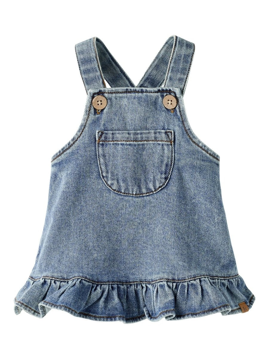 Lil' Atelier Baby KAROLE DENIM SKIRTALL - Medium Blue Denim | Torgunns Barneklær AS