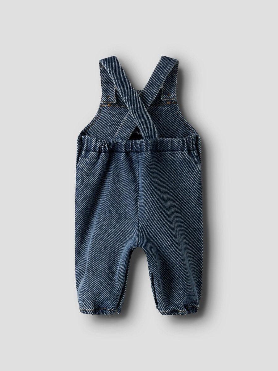 Lil' Atelier Baby KEIFER LOOSE DENIM OVERALL - Denim Blue | Torgunns Barneklær AS