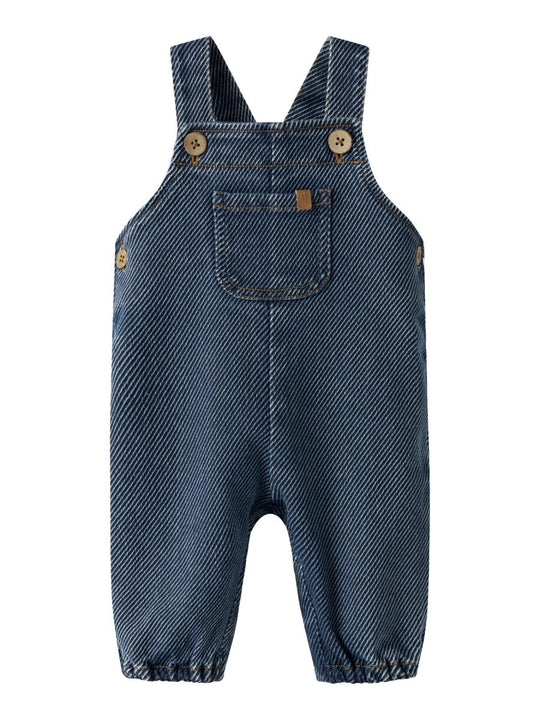 Lil' Atelier Baby KEIFER LOOSE DENIM OVERALL - Denim Blue | Torgunns Barneklær AS