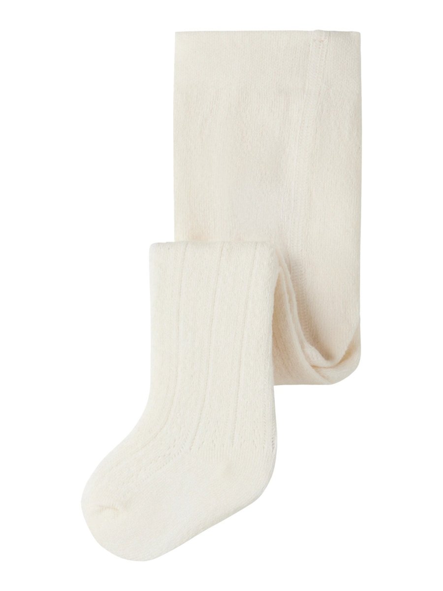 Lil' Atelier Baby KENNA PANTYHOSE - Turtledove | Torgunns Barneklær AS