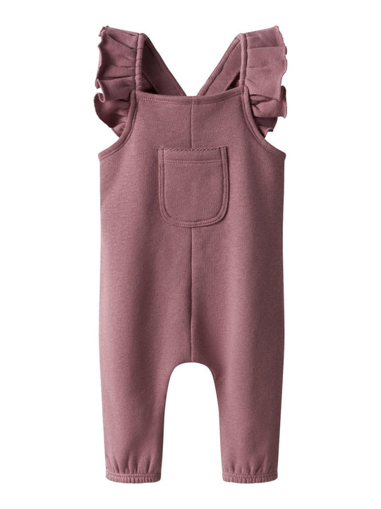 Lil' Atelier Baby KILANO ROS LOOSE SWEAT OVERALL - Nostalgia Rose | Torgunns Barneklær AS