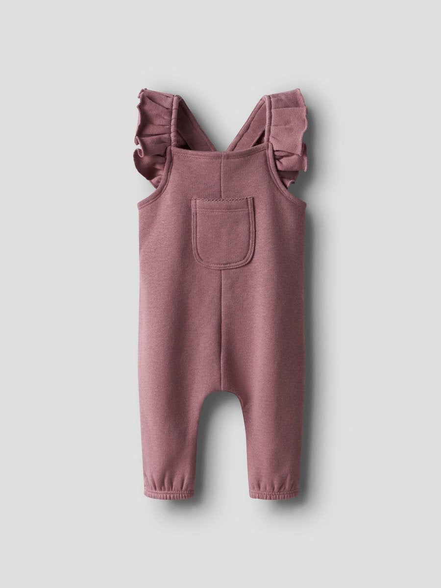 Lil' Atelier Baby KILANO ROS LOOSE SWEAT OVERALL - Nostalgia Rose | Torgunns Barneklær AS