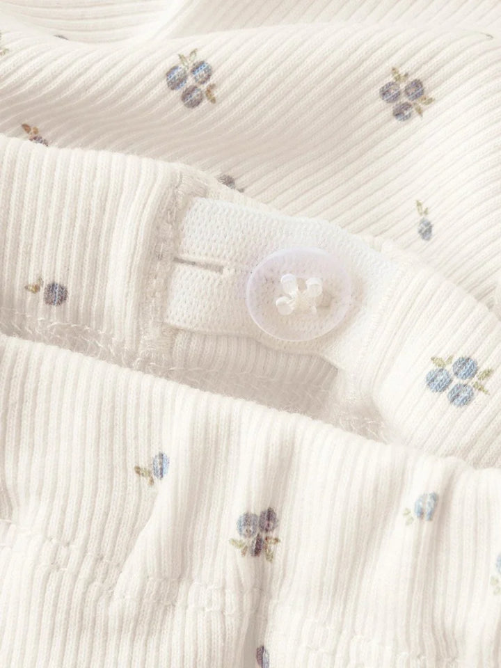 Lil Atelier Baby LAGO MIO bukse - Coconut Milk | Blueberry | Torgunns Barneklær AS