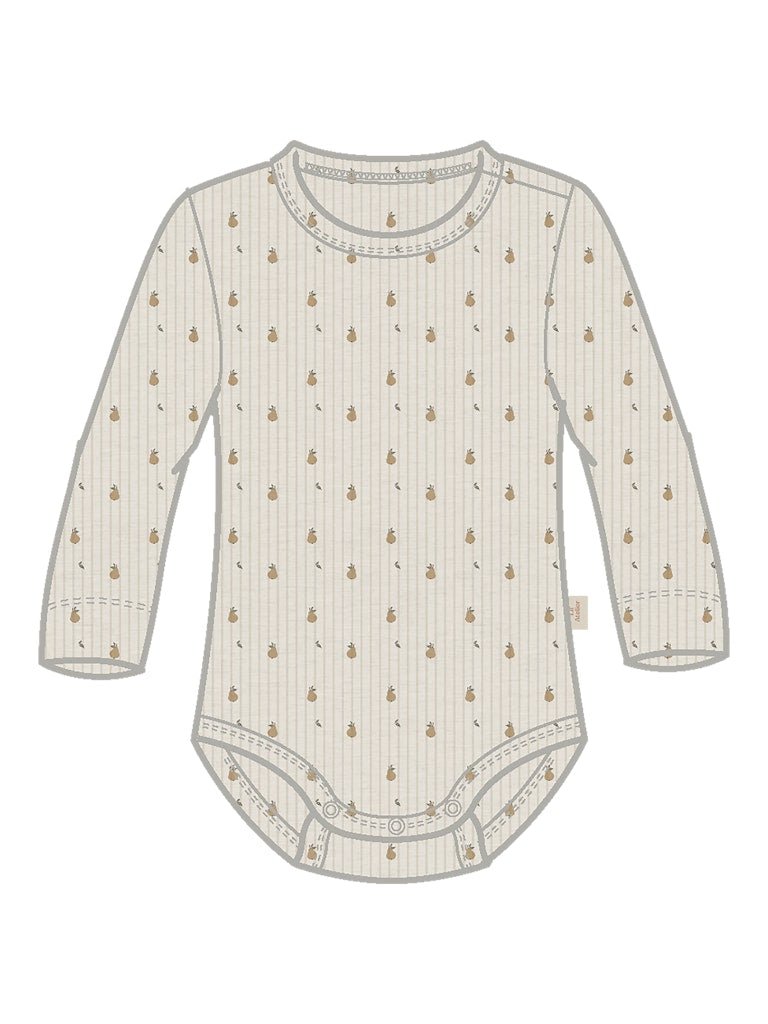 Lil' Atelier BABY LAGO MIO LS SLIM BODY - Coconut Milk | Pear | Torgunns Barneklær AS