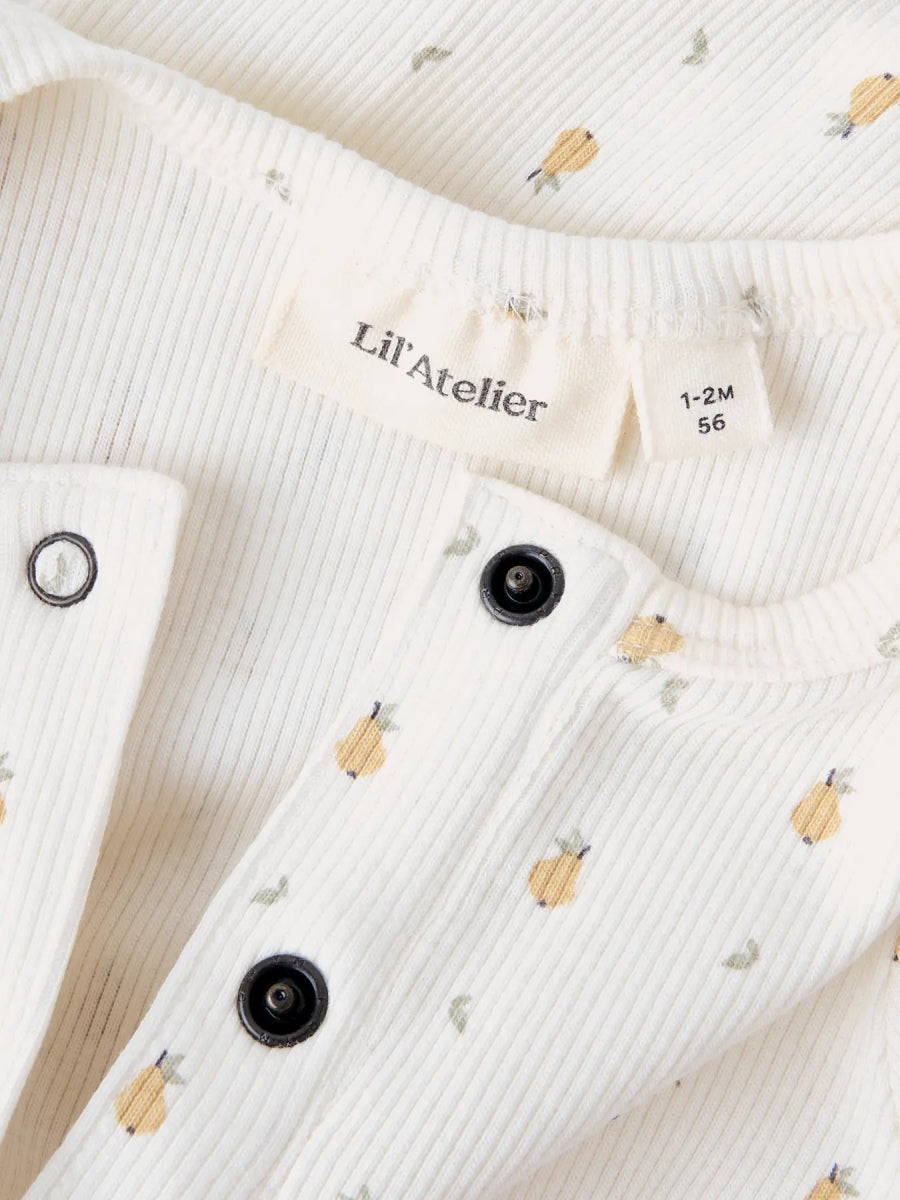 Lil' Atelier BABY LAGO MIO LS SLIM BODY - Coconut Milk | Pear | Torgunns Barneklær AS