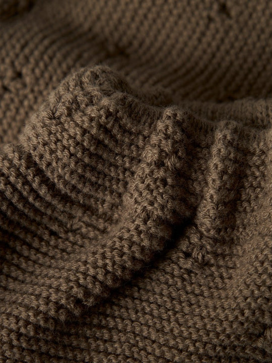 Lil' Atelier Baby LAGUNA Strikkebloomer - Shitake | Torgunns Barneklær AS