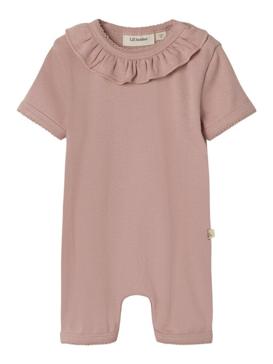 Lil' Atelier Baby LALO SS LOOSE SUIT - Misty Rose | Torgunns Barneklær AS