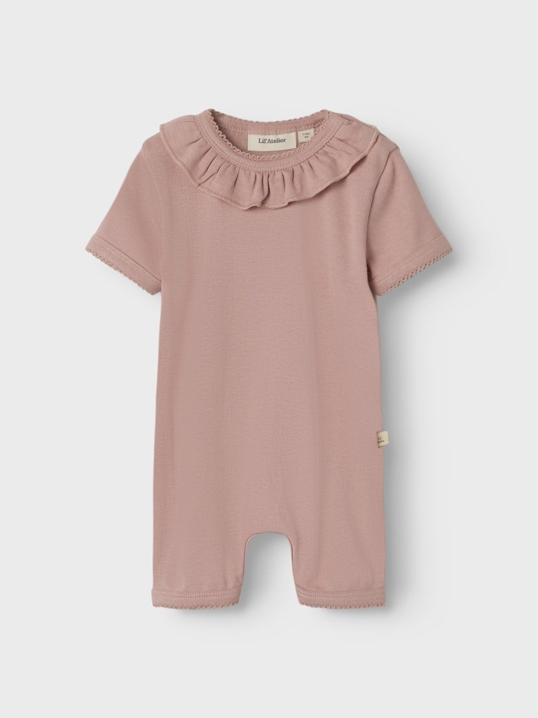 Lil' Atelier Baby LALO SS LOOSE SUIT - Misty Rose | Torgunns Barneklær AS