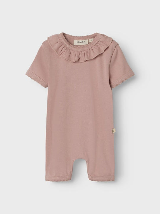 Lil' Atelier Baby LALO SS LOOSE SUIT - Misty Rose | Torgunns Barneklær AS