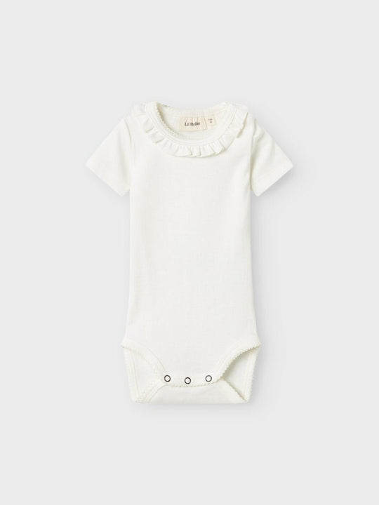 Lil' Atelier Baby LALO TEM SS SLIM BODY - Coconut Milk | Torgunns Barneklær AS