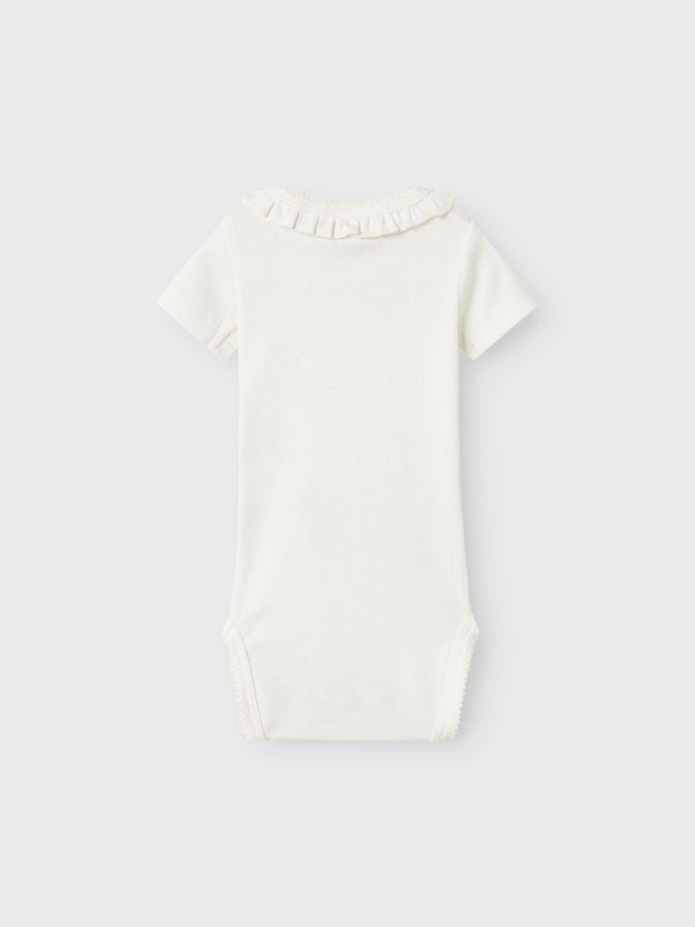 Lil' Atelier Baby LALO TEM SS SLIM BODY - Coconut Milk | Torgunns Barneklær AS