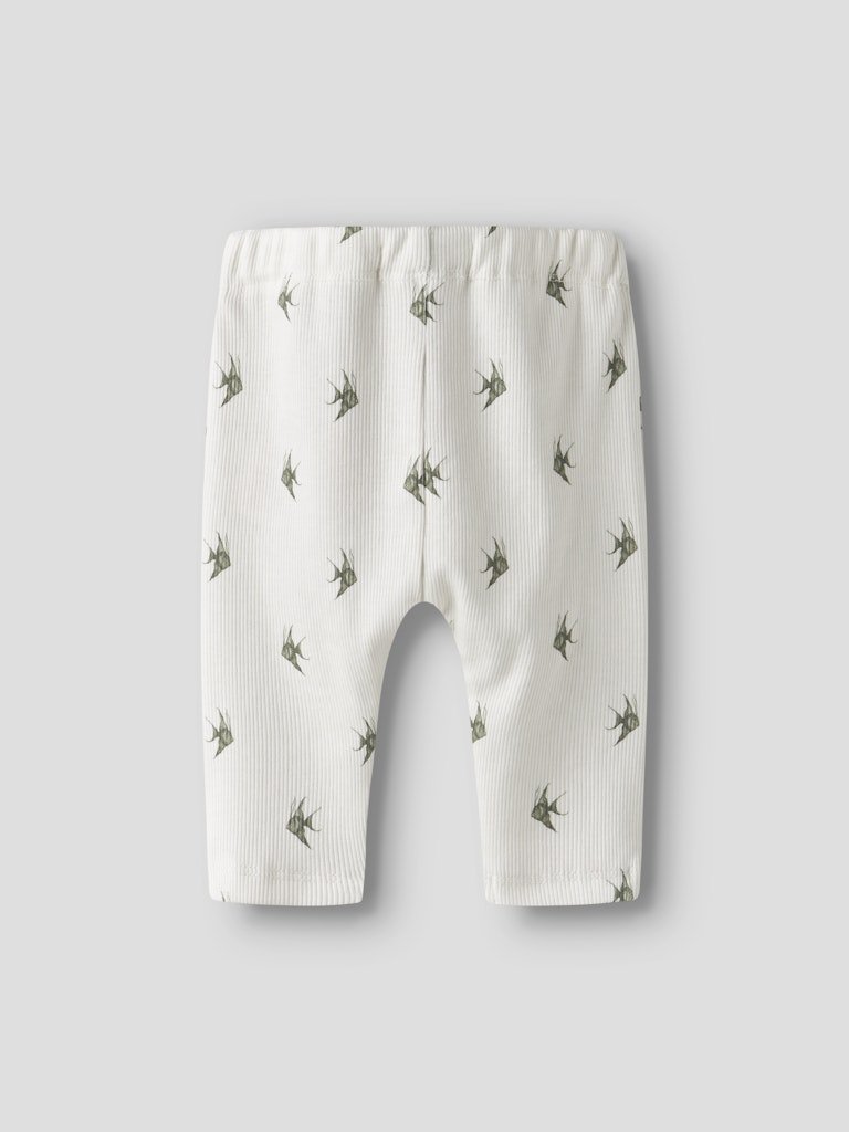 Lil' Atelier Baby LAVO EKO LOOSE PANT - Coconut Milk Fish | Torgunns Barneklær AS