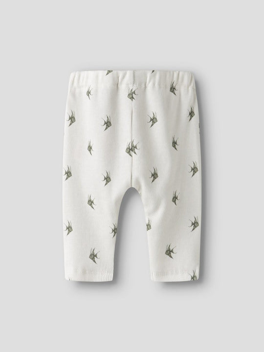 Lil' Atelier Baby LAVO EKO LOOSE PANT - Coconut Milk Fish | Torgunns Barneklær AS