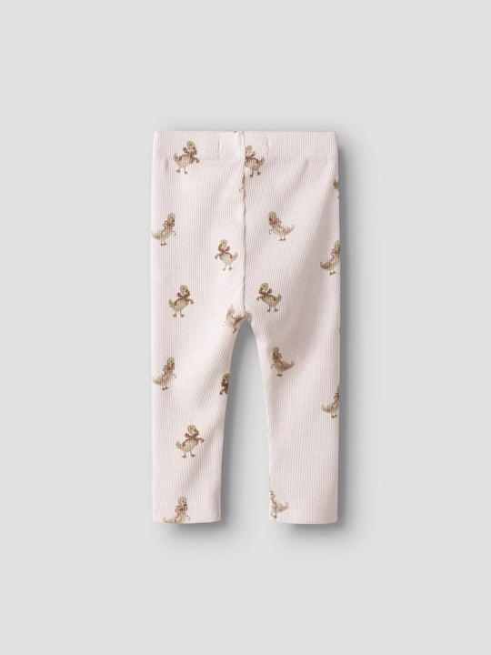 Lil' Atelier Baby LAVO ELF SLIM LEGGING NOOS - Almost Mauve | GOOSE | Torgunns Barneklær AS